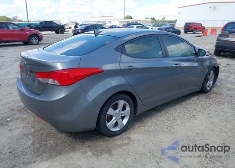 2013 Hyundai Elantra Gls из США, поврежденный, VIN 5NPDH4AE7DH417622